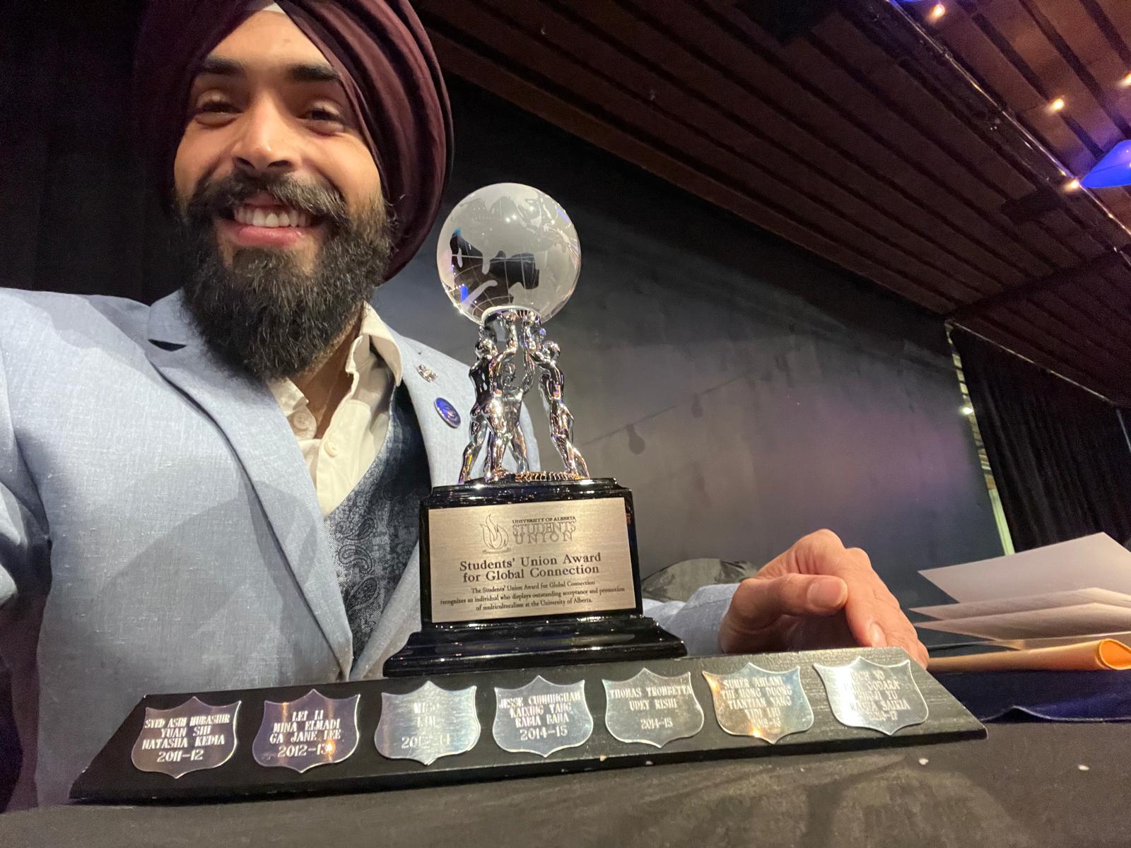 Receiving UASU Award